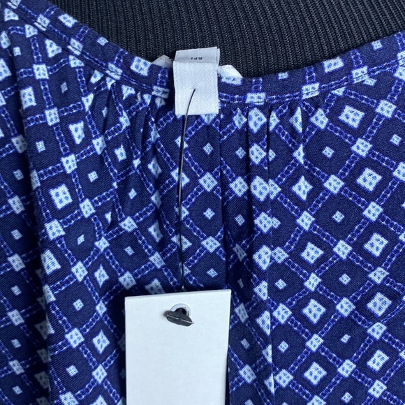 Sonoma Women’s Sleeveless Tank Top Blue White sz L NWT - Picture 5 of 7